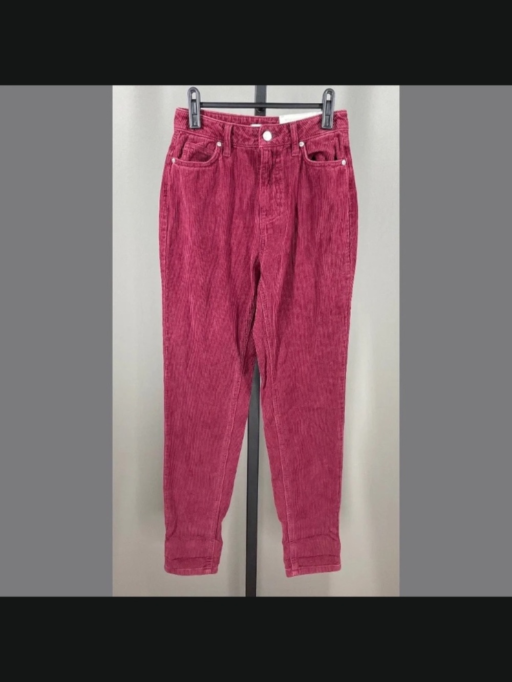 NEW BDG Urban Outfitters Pants Womens 24 red corduroy mom boho casual